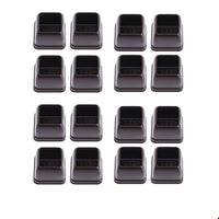 16Pcs  Extra Silicone Chair Leg Floor Protectors with Wrapped Felt