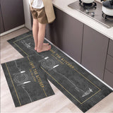 2 PCS Kitchen Mat Cushioned Anti-Fatigue Kitchen Rugs