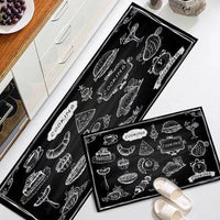 2 PCS Kitchen Mat Cushioned Anti-Fatigue Kitchen Rugs