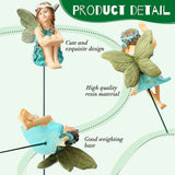 6Pcs Miniature Fairies Figurines for Pot Plants Mini Garden Lawn Decorations Garden Accessories