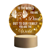 Acrylic Night Light for Dad for Thanksgiving Christmas Father's Day from Daughters Son