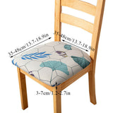 2Pcs Dining Chair Cover Stretch Cushion Slipcover Seat Cover Washable Protector