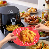 Air Fryer Silicone Pot Baking Basket Oven Non Stick Liners Reusable