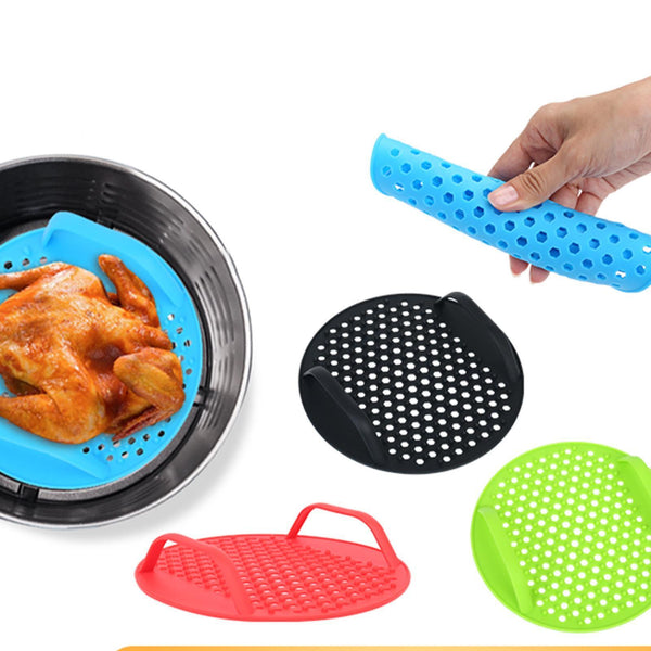 Air Fryer Silicone Pot Baking Basket Oven Non Stick Liners Reusable