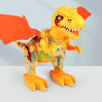 Dinosaur Toys for Kids Electronic Walking Dinosaur with Spray and Lighting Take Apart Dinosaur Assemblable