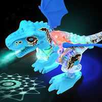 Dinosaur Toys for Kids Electronic Walking Dinosaur with Spray and Lighting Take Apart Dinosaur Assemblable