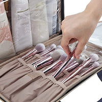 Travel Toiletry Bag Portable Makeup Organizer Stand Up Cosmetic Bag