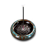 4Pcs Alloy Lotus Incense Burner Incense Stick Holder Burner Plate Lotus Censer Spiritual Meditation Decor