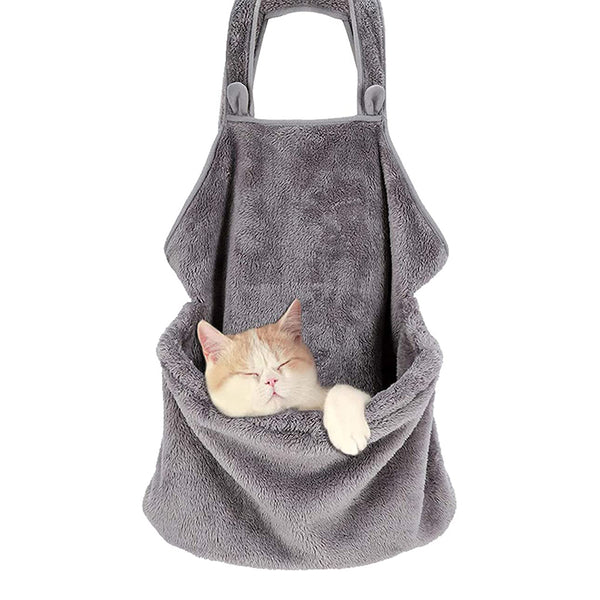 Pet Carrier Bag Pet Small Dog Cat Sling Apron Accompany Sleeping Bag Blanket with Pocket