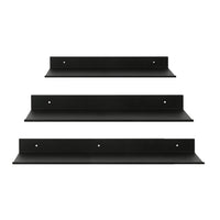 3-Pack Floating Shelf Brackets Towel Rail Rack Display Shelves Wall Mount Bathroom