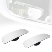 Pair of Adjustable Car Blind Spot Mirror Rectangular Frameless Rear View Mirrors