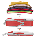 Set of 6Pcs Travel Storage Bags Clothes Packing Pouch Suitcase Luggage Organizer with Shoes Bag