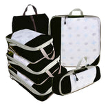 Set of 6Pcs Travel Storage Bags Clothes Packing Pouch Suitcase Luggage Organizer with Shoes Bag