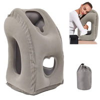 Inflatable Travel Pillows Office Nap Rest Pillow Inflatable Airplane Pillow