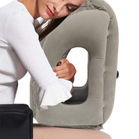 Inflatable Travel Pillows Office Nap Rest Pillow Inflatable Airplane Pillow