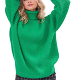 Women's Turtleneck Long Sleeve Knited Sweaters