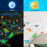 Glow in The Dark Dinosaur Wall Stickers