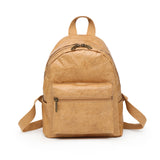 Water-Resistant Brown Paper Backpack