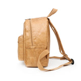 Water-Resistant Brown Paper Backpack