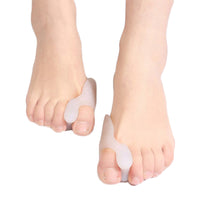 9Pcs Bunion Support Kit Silicone Toe Spaces Gel Pad Bunion Protector Sleeves Bunion Toe Separators Elastic Fabric Big Toe Strap