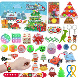 Fidget Calendar Advent Toy Christmas Toys Xmas Pop Simple Dimple Toy Set