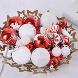 70pcs Christmas Tree Ornaments Set Tree Hanging Balls