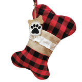 Christmas Stocking Socks Ornament Xmas Tree Party Hanging Candy Bags Decor