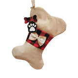 Christmas Stocking Socks Ornament Xmas Tree Party Hanging Candy Bags Decor