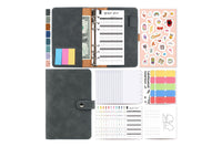 A6 Cash Budget Binder Accounting Book Zipper Bag Kit