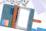 A6 Cash Budget Binder Accounting Book Zipper Bag Kit