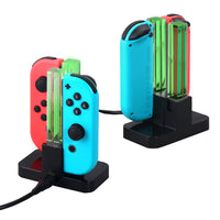 Joy-Con 4-Controller Charging Stand Dock Charger for Nintendo Switch Console