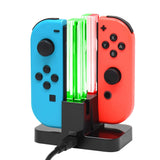 Joy-Con 4-Controller Charging Stand Dock Charger for Nintendo Switch Console