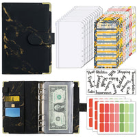 A6 Budget Binder Cash Envelope Planner System Organizer with Budget Money Envelopes