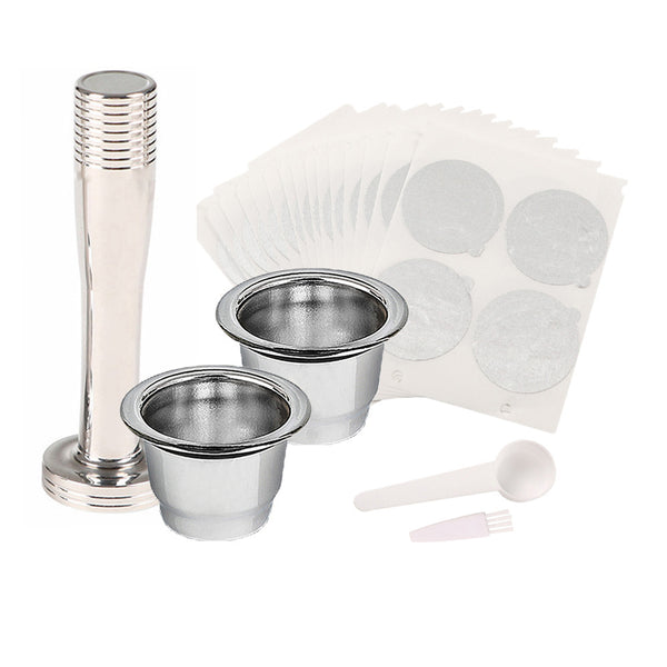 Stainless Steel Reusable Capsule Refillable Coffee Filter Podsfor Nespresso Nescafe Coffee Machine