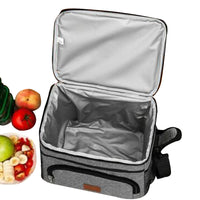 15L Outdoor Insulated Lunch Bag Thermal Bag Food Container Cooler Bag Camping Picnic Bag