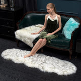 Faux Fur Sheepskin Shaggy Area Rug Floor Mat Living Room Mat Bedroom Shaggy Decor