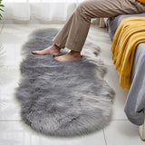 Faux Fur Sheepskin Shaggy Area Rug Floor Mat Living Room Mat Bedroom Shaggy Decor