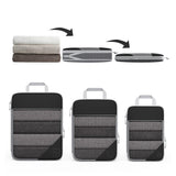 6 Set Compression Packing Cubes Travel Accessories Expandable Packing Organizers