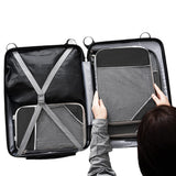 6 Set Compression Packing Cubes Travel Accessories Expandable Packing Organizers