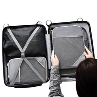 6 Set Compression Packing Cubes Travel Accessories Expandable Packing Organizers