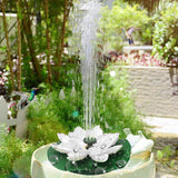 Lotus Leaf Solar Water Floating Fountain Pump with Solar Panel