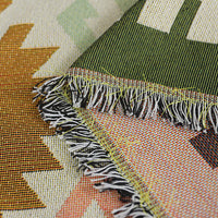 Bohemian Throw Blanket Sofa Towel Woven Couch Blanket for Bed Sofa Office