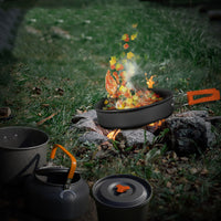 10Pcs Portable Camping Cookware Set for Outdoor Camping Hiking Picnic