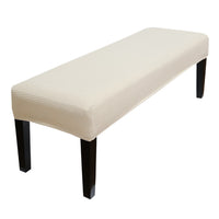 Stretch Jacquard Dining Bench Cover Bench Seat Protector Cover for Living Room Bedroom Kitchen