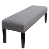 Stretch Jacquard Dining Bench Cover Bench Seat Protector Cover for Living Room Bedroom Kitchen