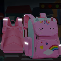 Child Kids Girls Unicorn Shoulders Backpack Travel School Bags Rucksack