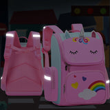 Child Kids Girls Unicorn Shoulders Backpack Travel School Bags Rucksack