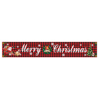 Large Merry Christmas Banner Sign Indoor Outdoor Wall Hanging Decor