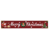 Large Merry Christmas Banner Sign Indoor Outdoor Wall Hanging Decor