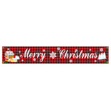 Large Merry Christmas Banner Sign Indoor Outdoor Wall Hanging Decor